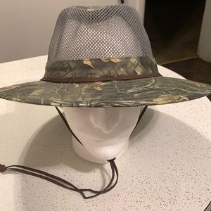Camouflage Vented Fishing Hat